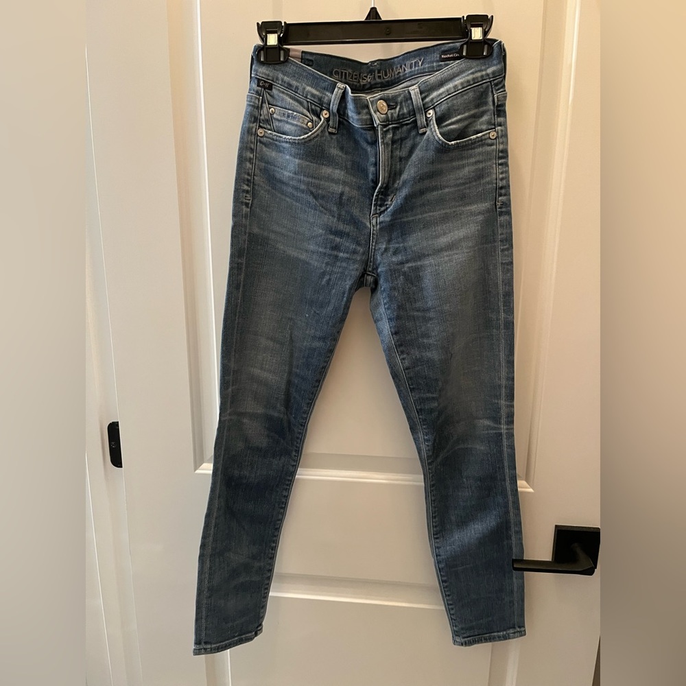 Citizens of humanity rocket crop skinny jeans